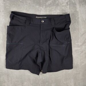 Duluth Trading Mens Flexpedition Packrat Shorts Size 38 Black 9" Inseam Cargo